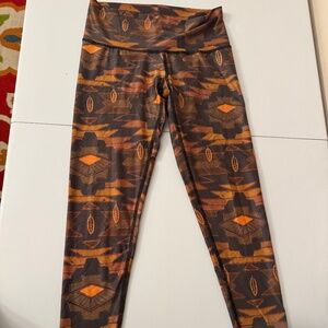 Teeki Southern Cross Southwestern Aztec Feather Leggings